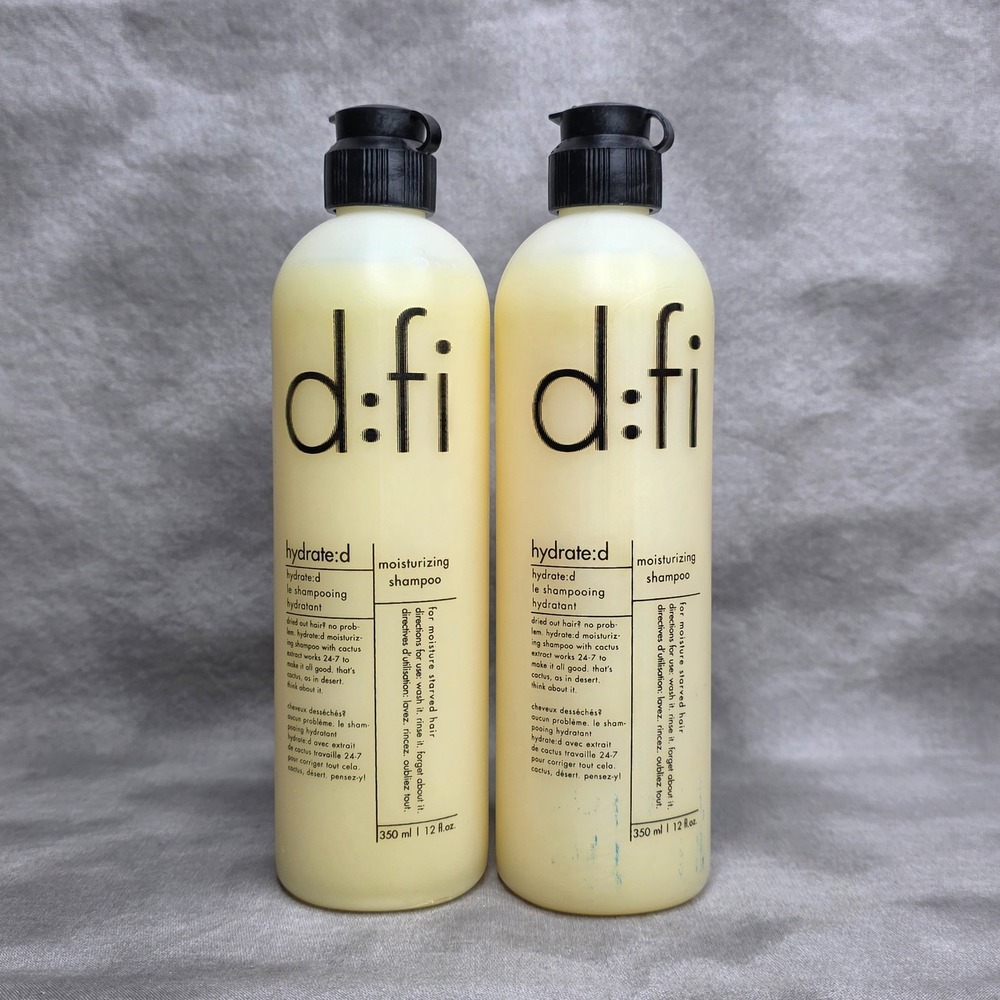 (X2) d:fi American Crew Hydrate:d Moisturizing‎ Shampoo  12 oz  NOS HTF